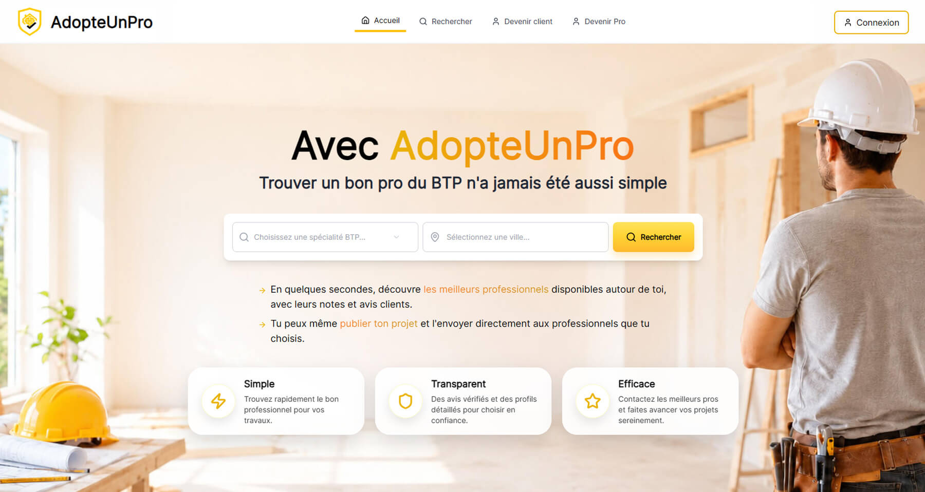 Présentation de Adopte Un Pro